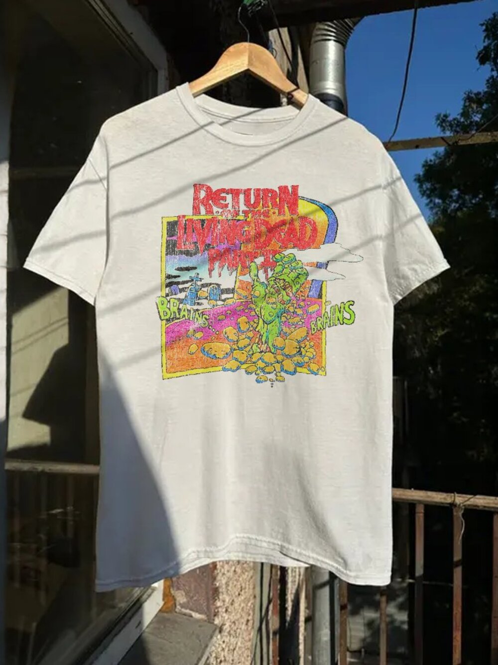 1988 Return Of The Living Dead Pt 2 Promo Rare White T-Shirt